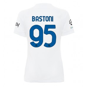 Inter Milan Alessandro Bastoni #95 Bortatröja Dam 2023-24 Kortärmad